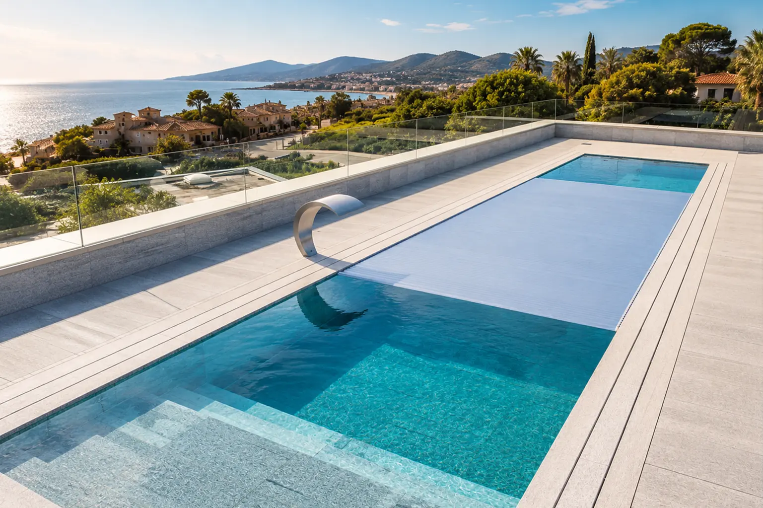 Kristallklarer Pool von SpaConcept Mallorca