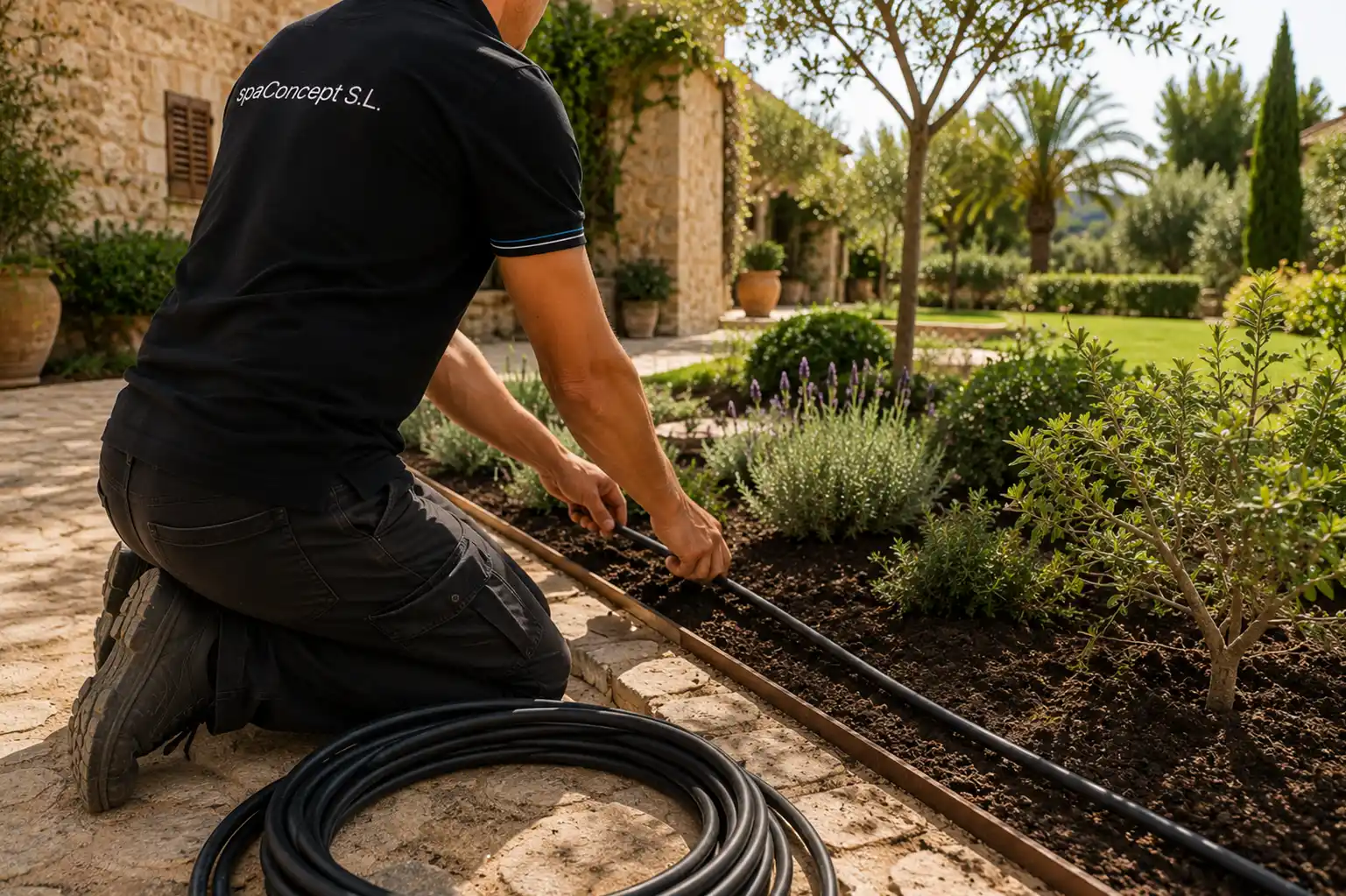 Professionell gepflegte Gartenanlage auf Mallorca