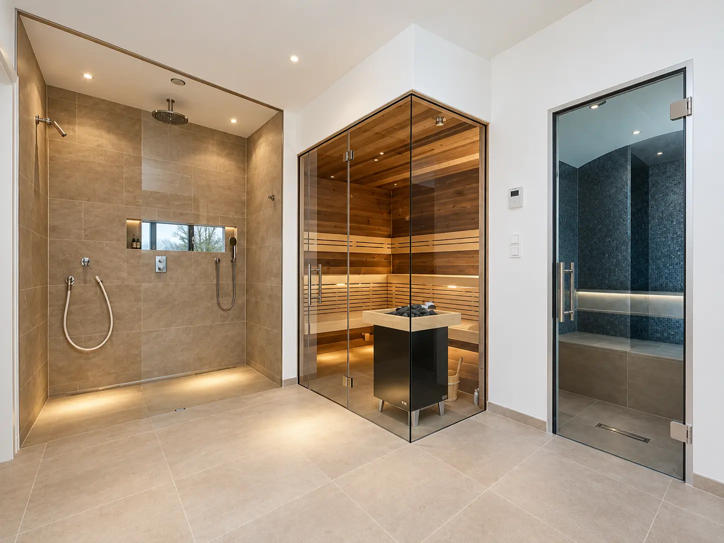 Sauna in einer Villa auf Mallorca
