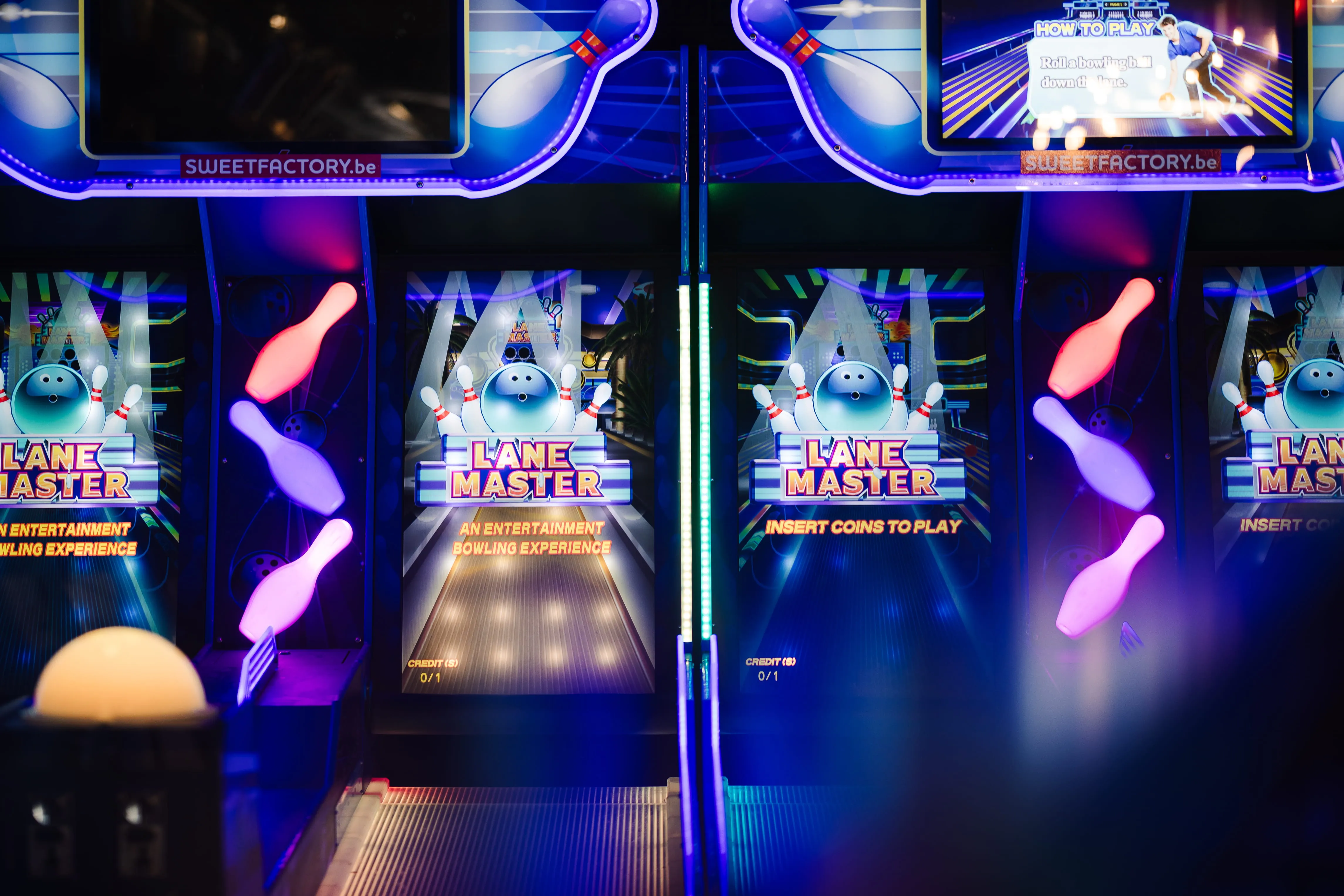 Bornes d'arcade de bowling Lane Master