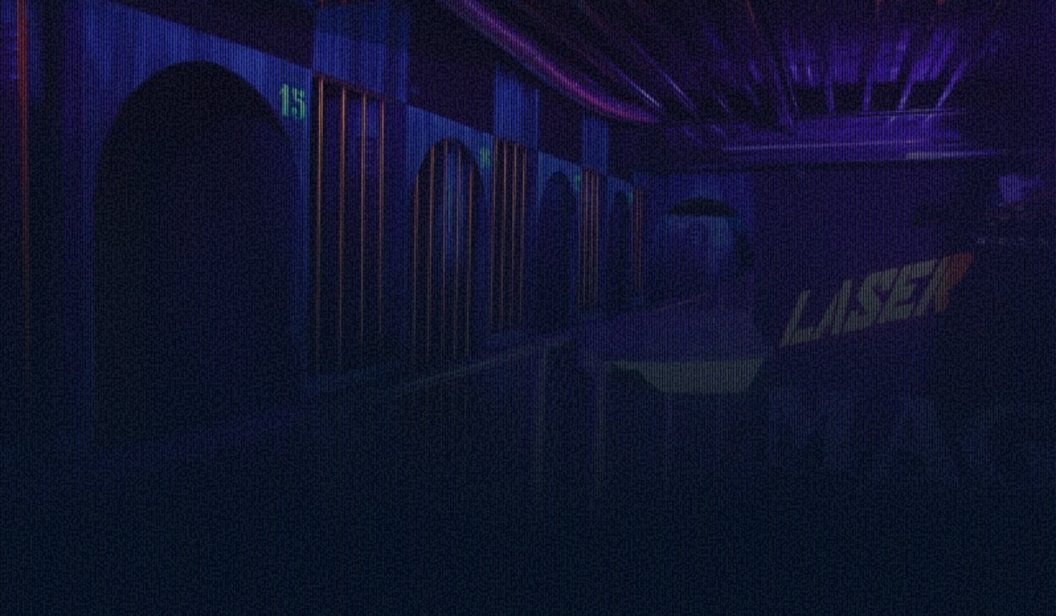 Façade du bâtiment Laser Magic, version assombrie