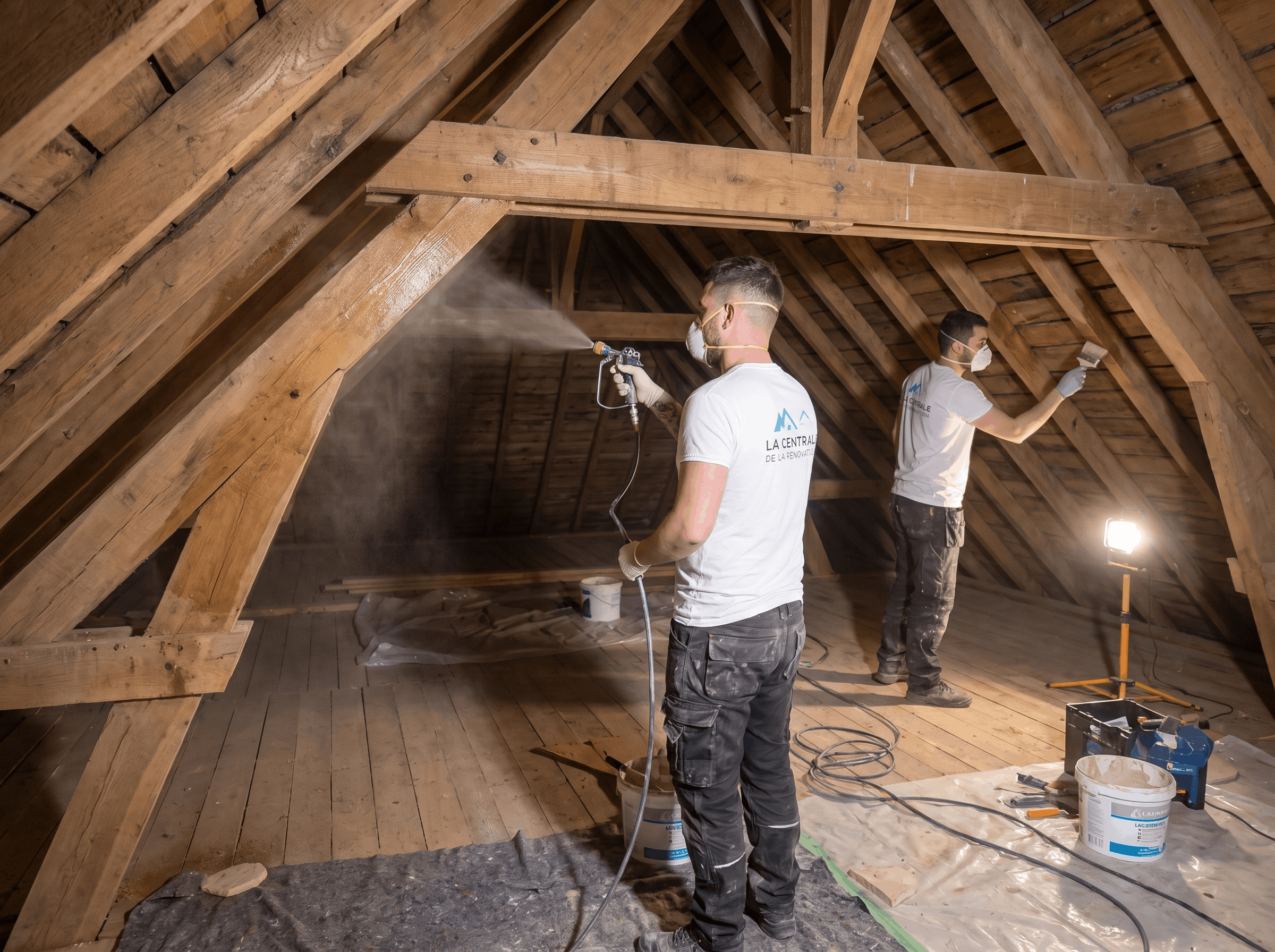 Protection d’une charpente en bois