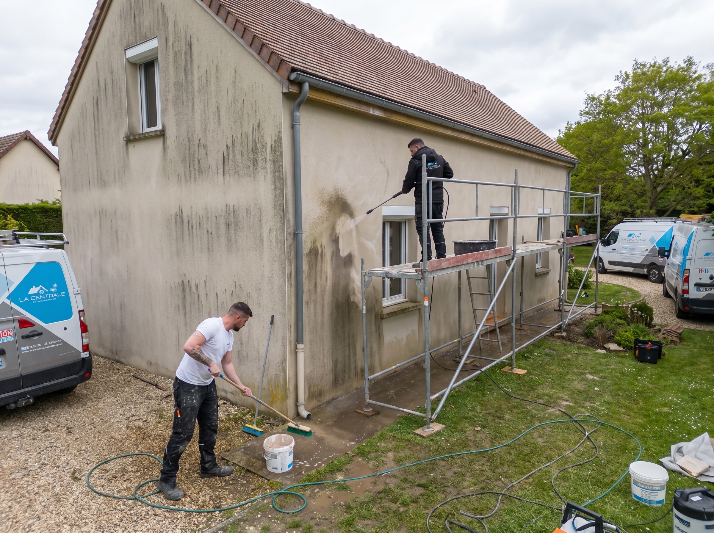 Façade après nettoyage professionnel