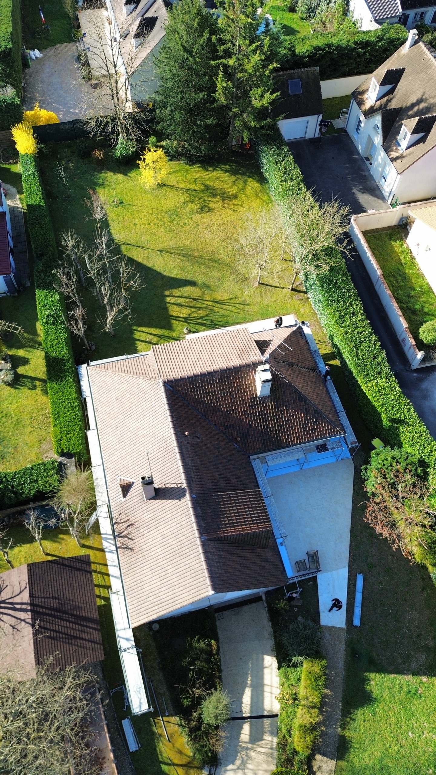 Travaux de remplacement de toiture
