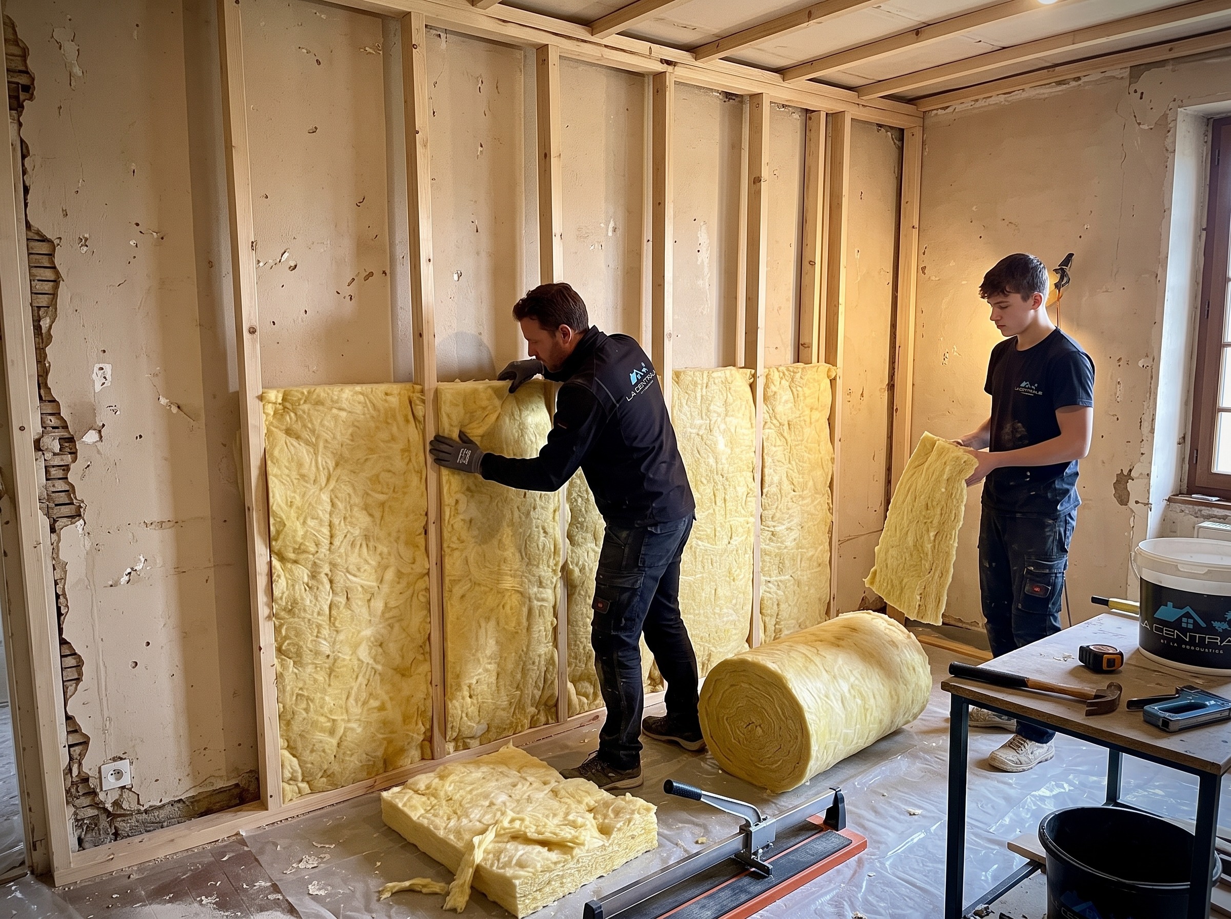 Isolation thermique intérieure d’une maison
