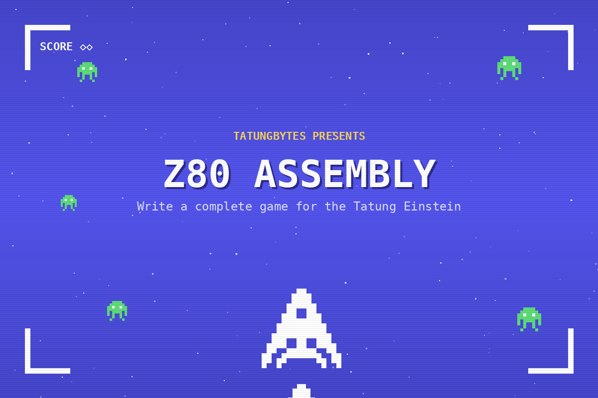 The cover of the Z80 Assembly for the Tatung Einstein course