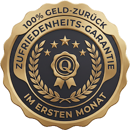100% Geld-zurück-Garantie im ersten Monat