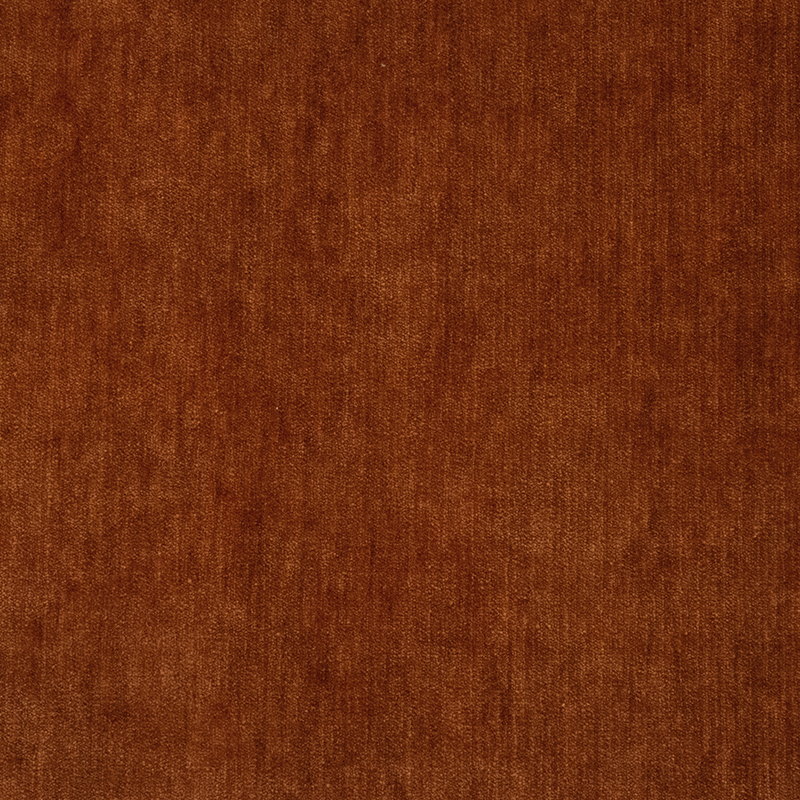 Chenille-Stoffmuster 129-5051 in Rostrot für den Mullit Chair