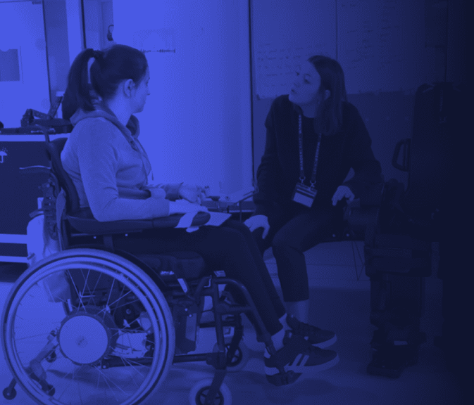Person in a wheelchair