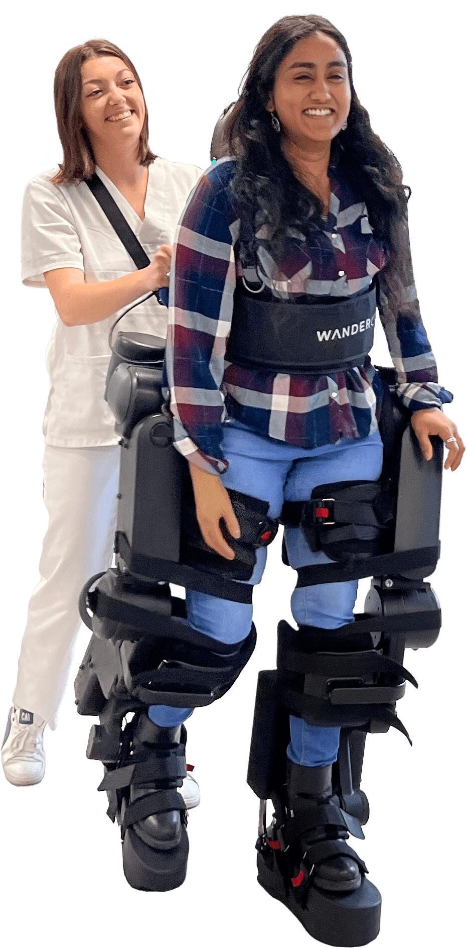 Woman using the Atalante X exoskeleton