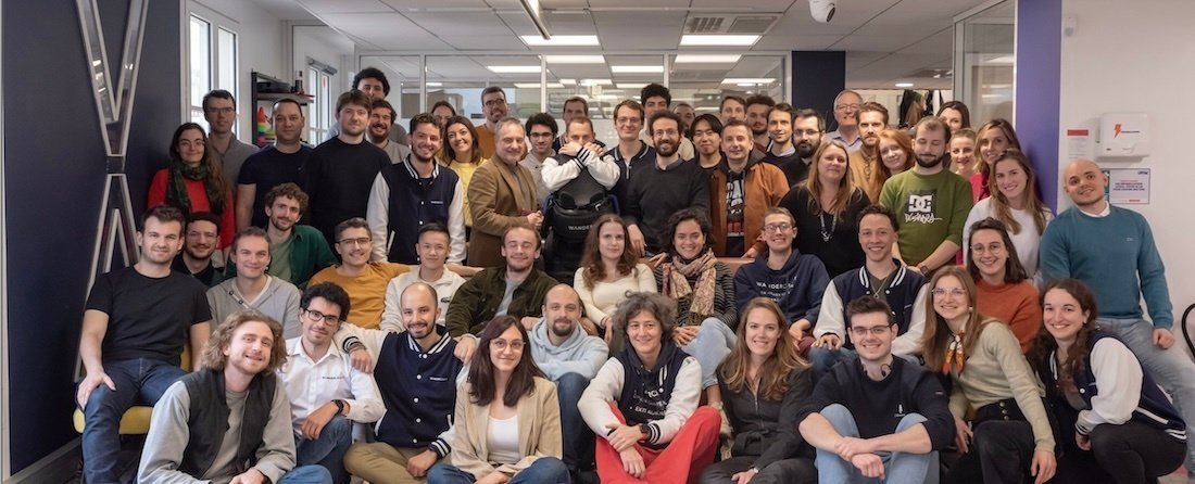 The Wandercraft team at the Paris office