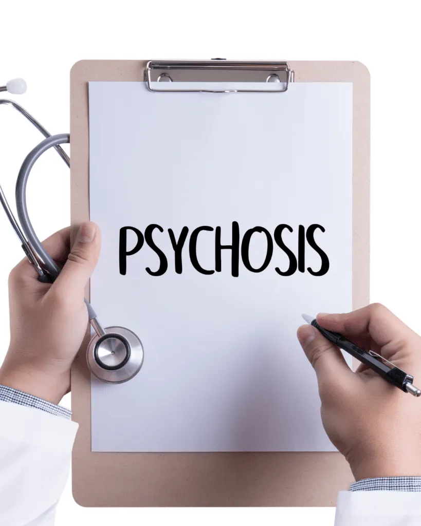 Doctor holding a clipboard with the word