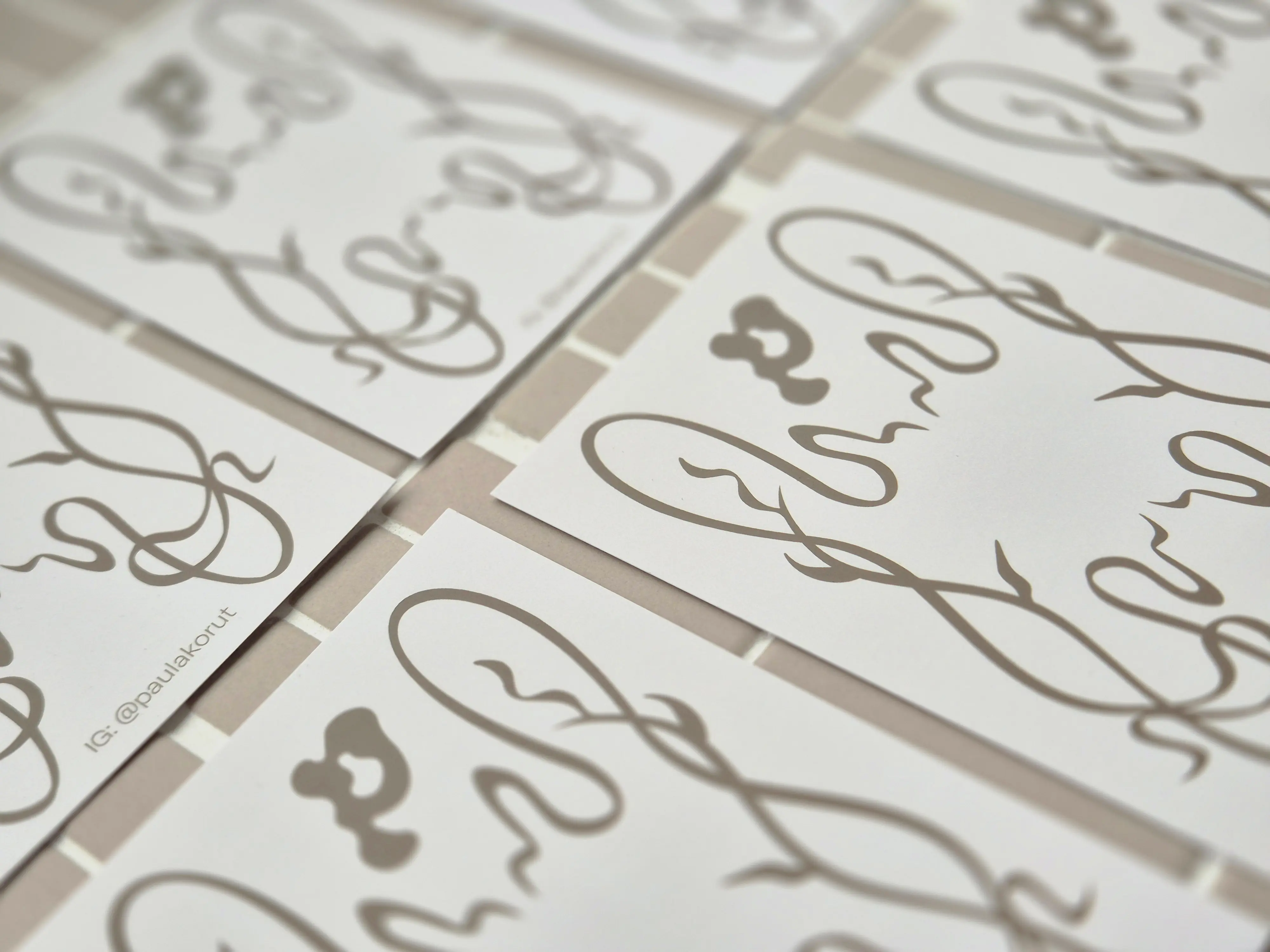 Paual Korut cards by Karamell