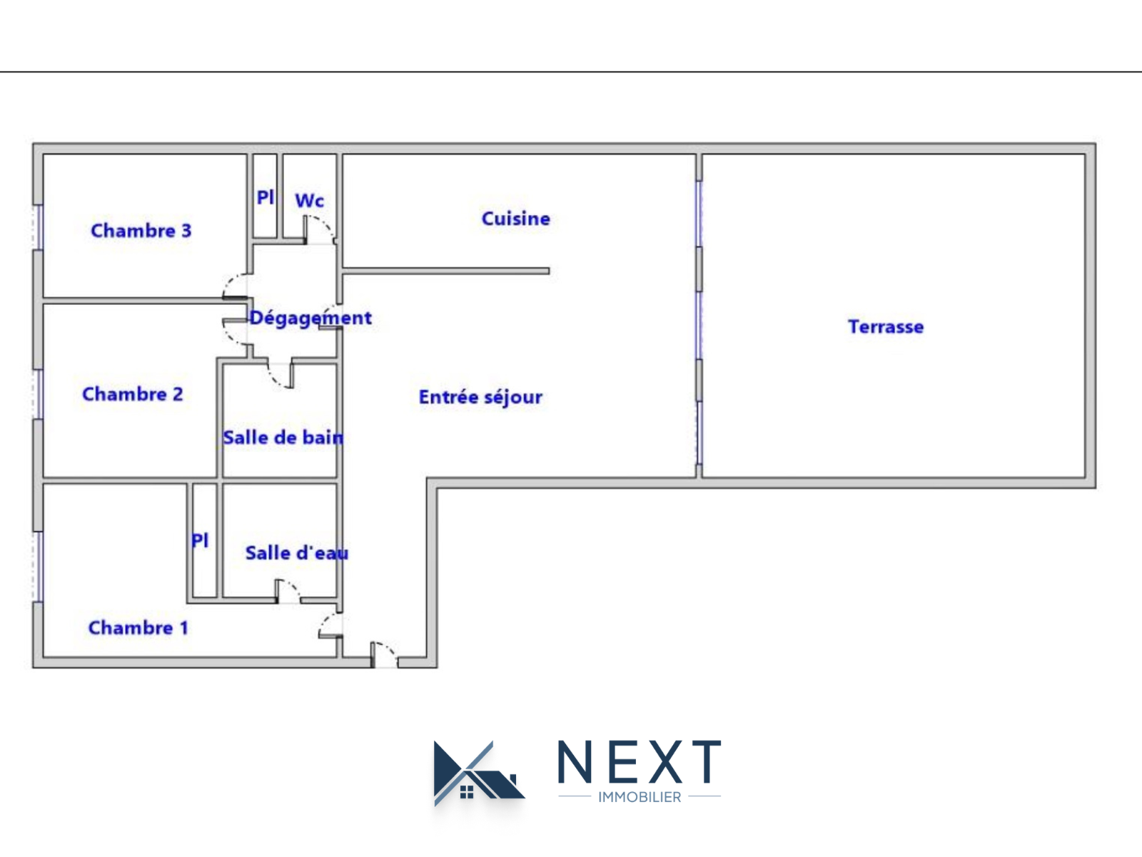 Appartement T4 89 m2 - Terrasse 46 m2 - Résidence récente - Neyrpic - 89 m² - St martin d heres - 31 — photo 10