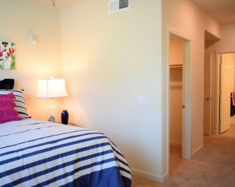Bedroom with decor
