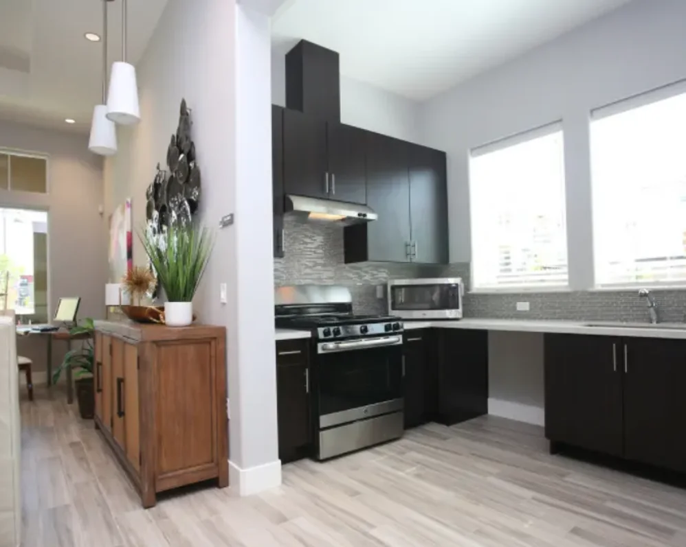 Clubhouse kitchen area