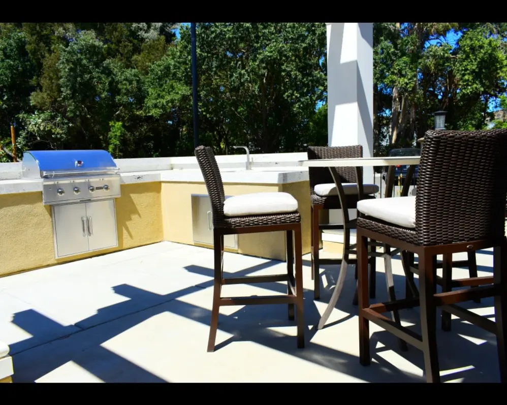 Pool area seating