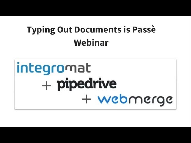 Use Integromat for document automation