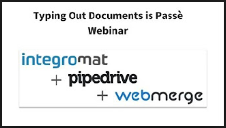 WebMerge and PipeDrive for document Automation