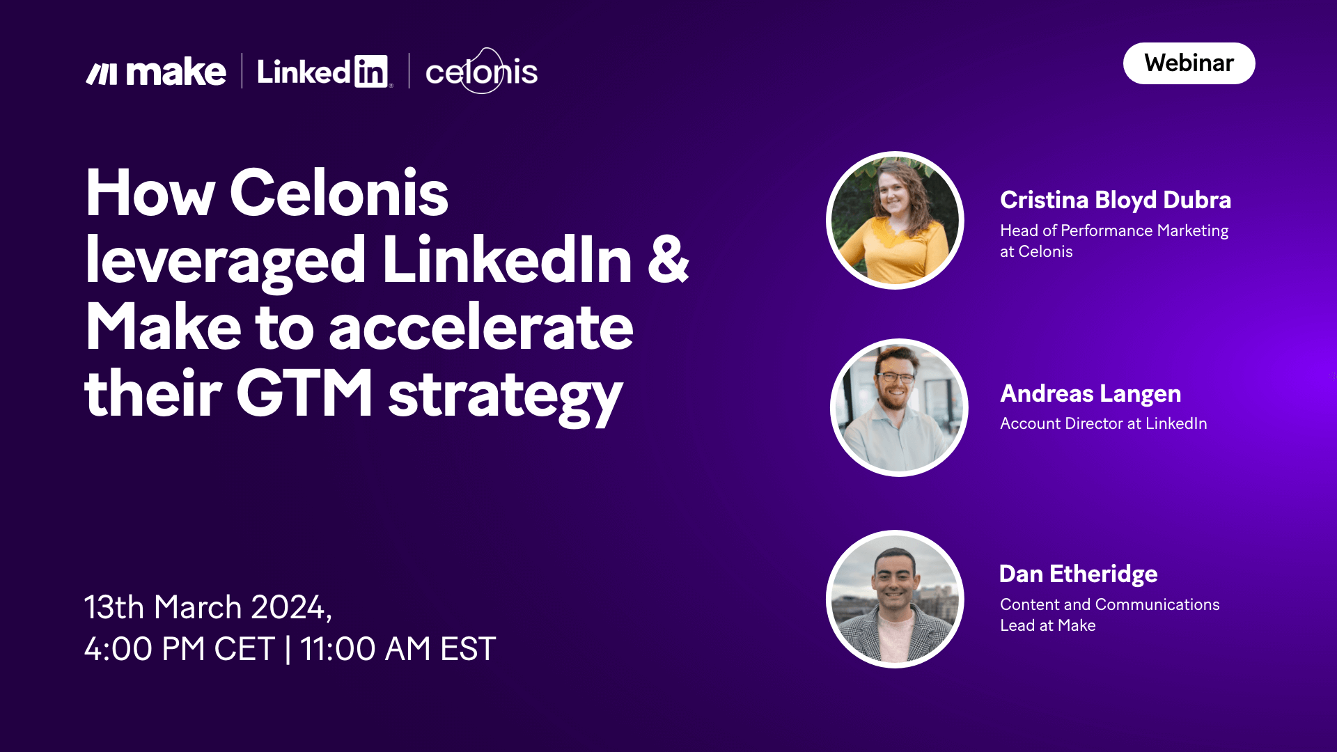 webinar make and linkedin gtm strategy