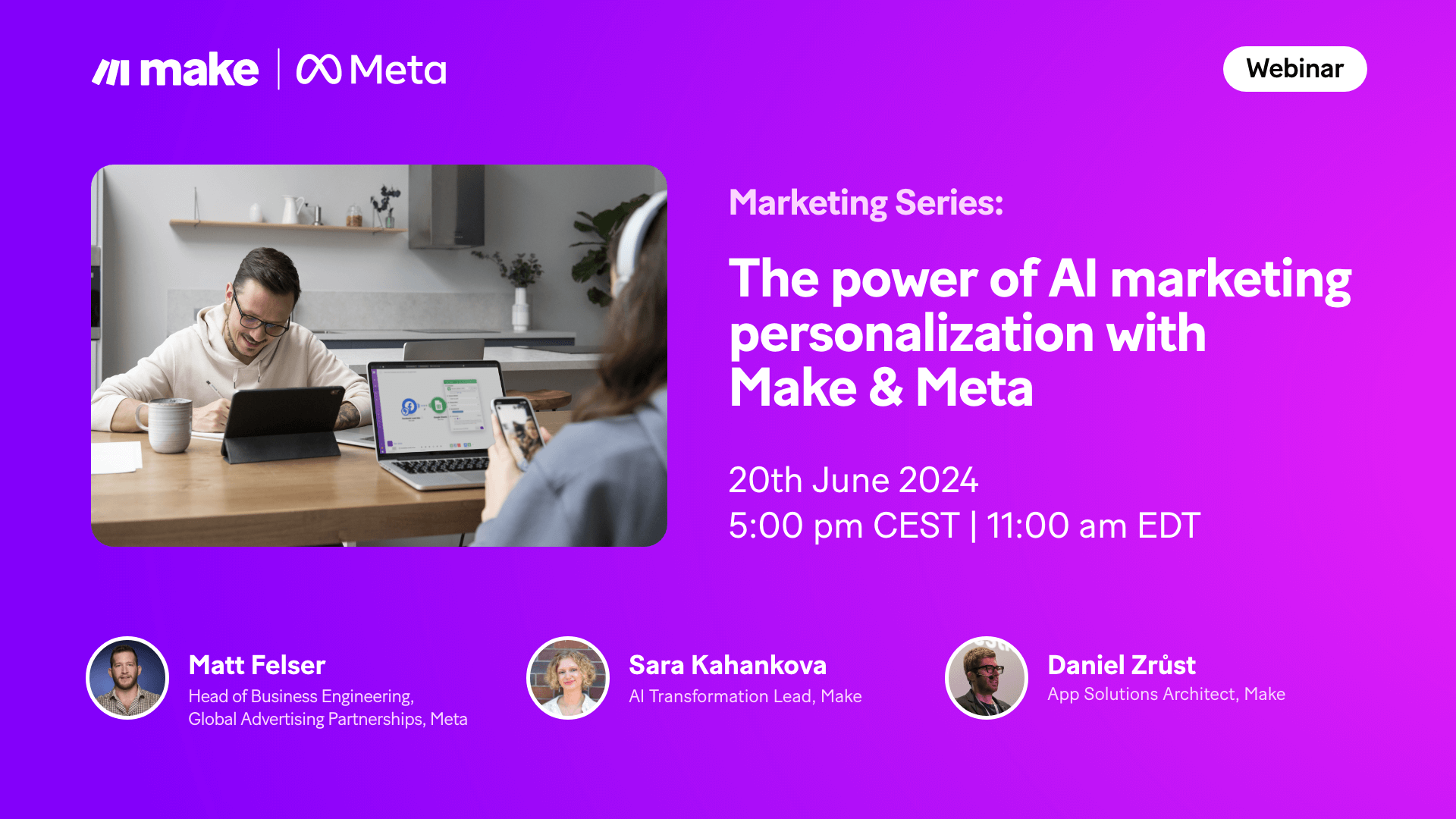 ai marketing personalization with make and meta