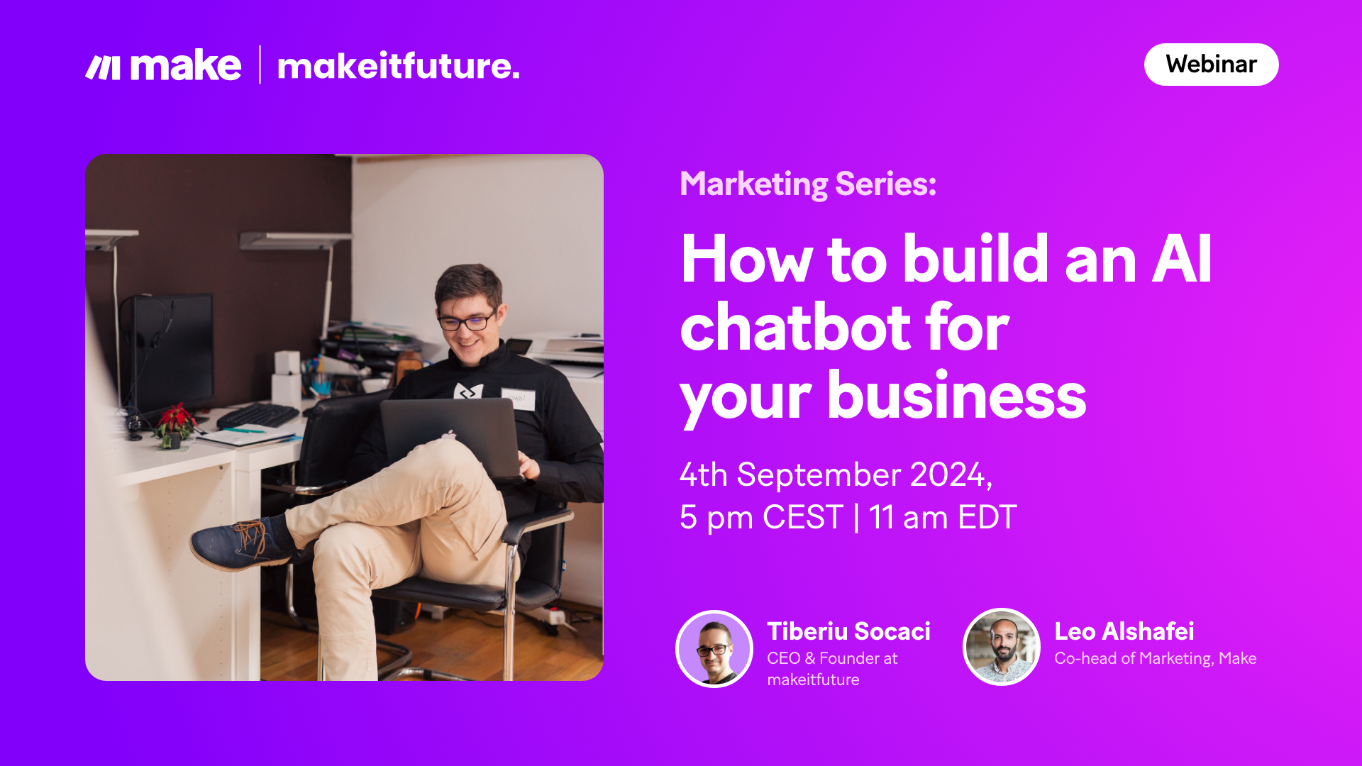 How to build an AI chatbot for business webinar