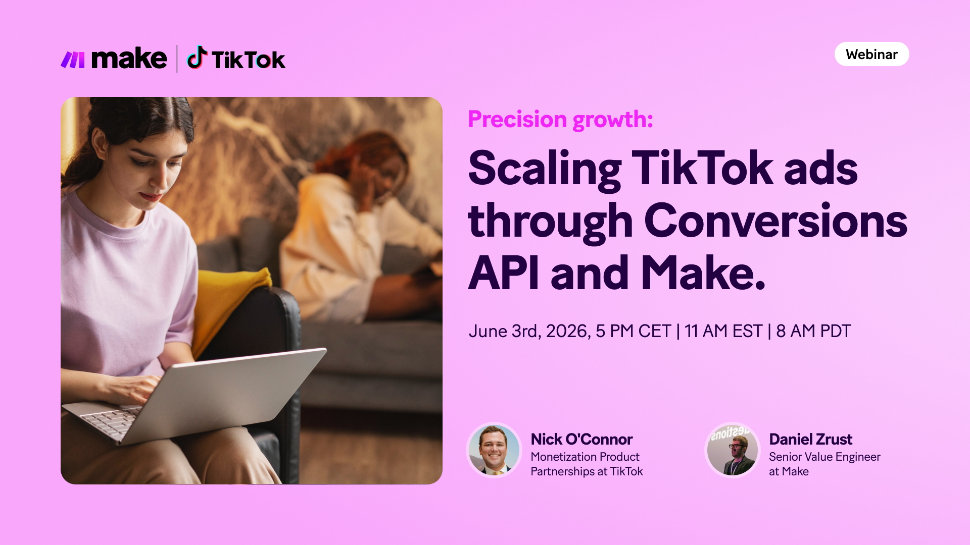 Main image - Scaling TikTok ads through Conversions API and Make