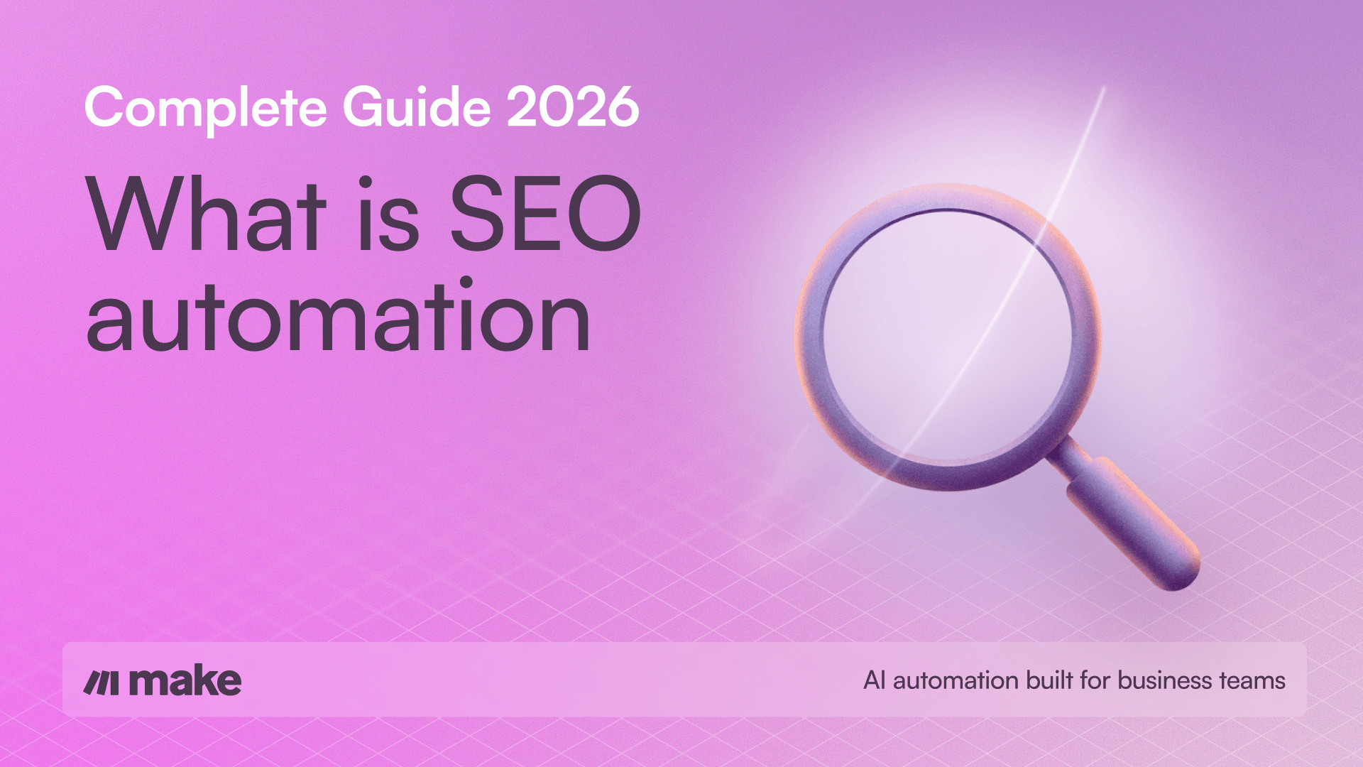What is SEO automation - hero image