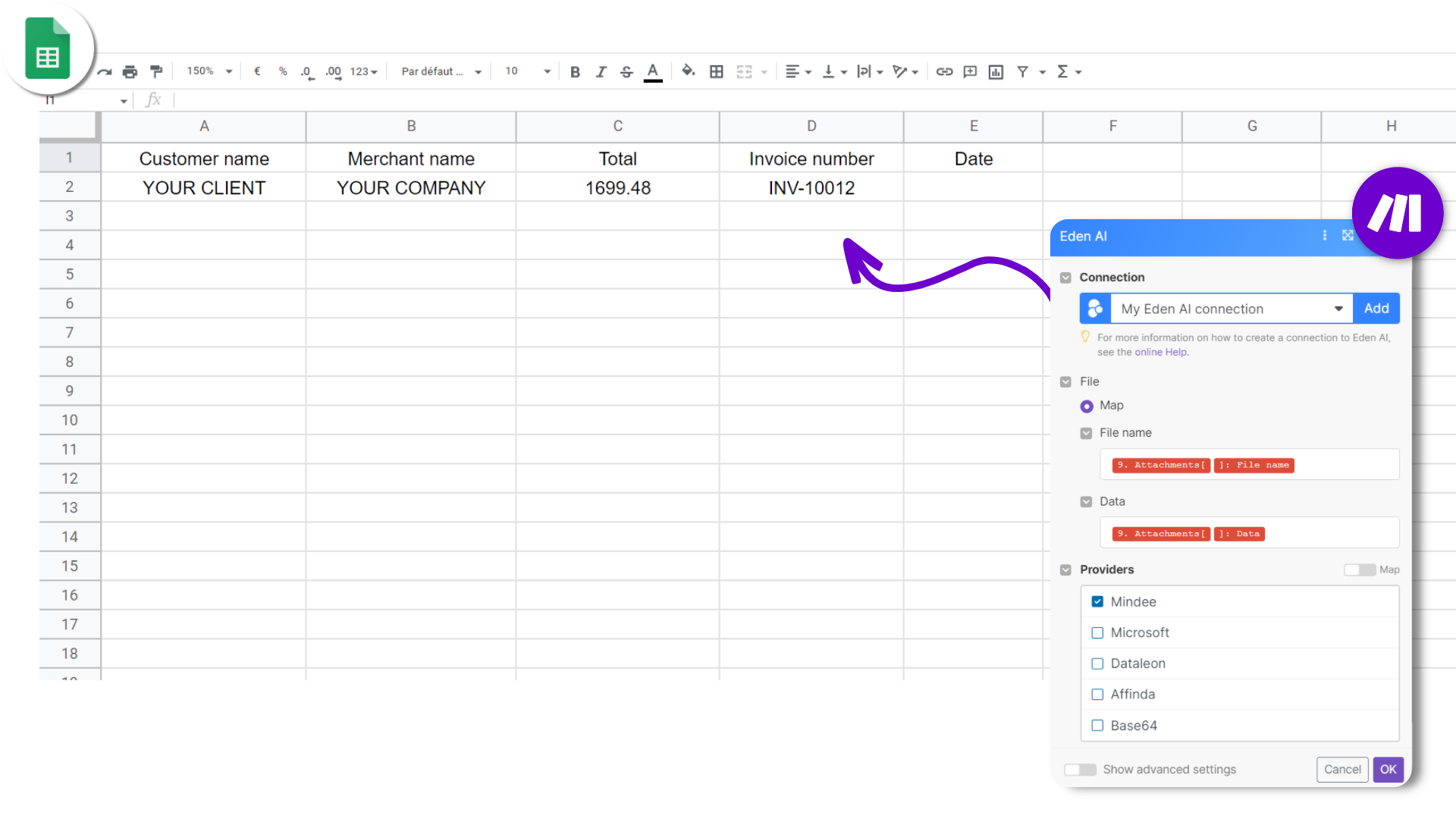 automatic invoice parsing