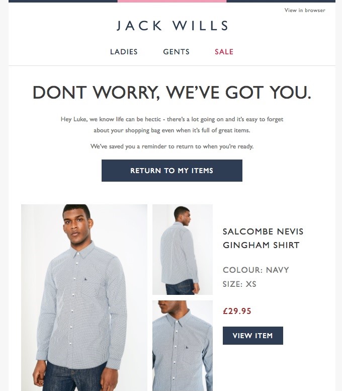 Jack-Wills-cart-abandonment-email