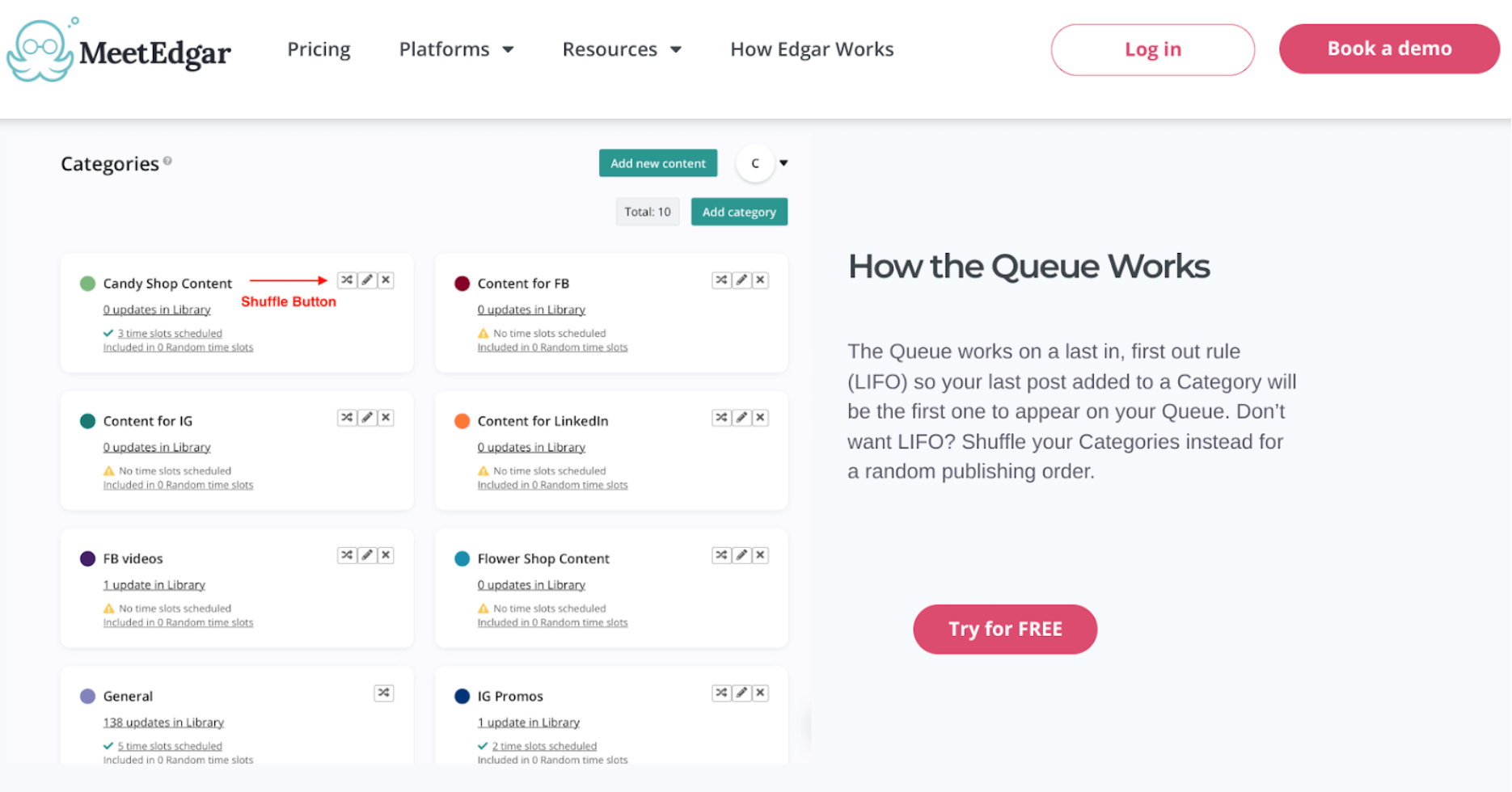 meet edgar social media mangement tool