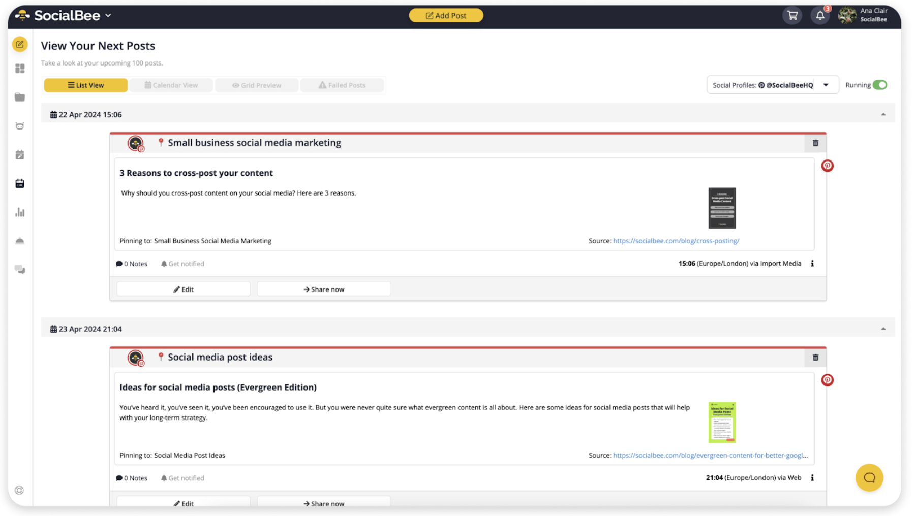SocialBee