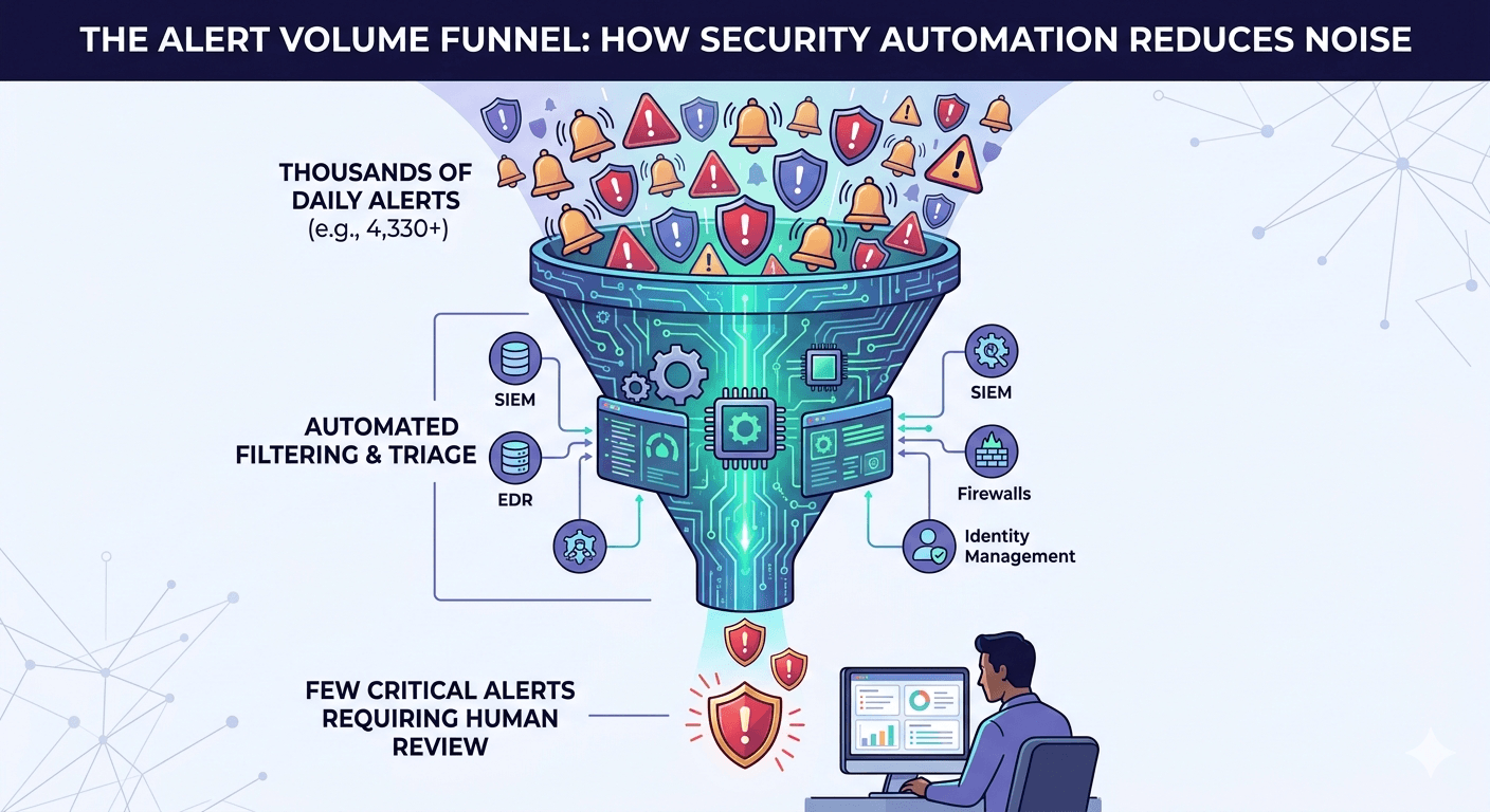 security-alert-funnel-automation-noise-reduction