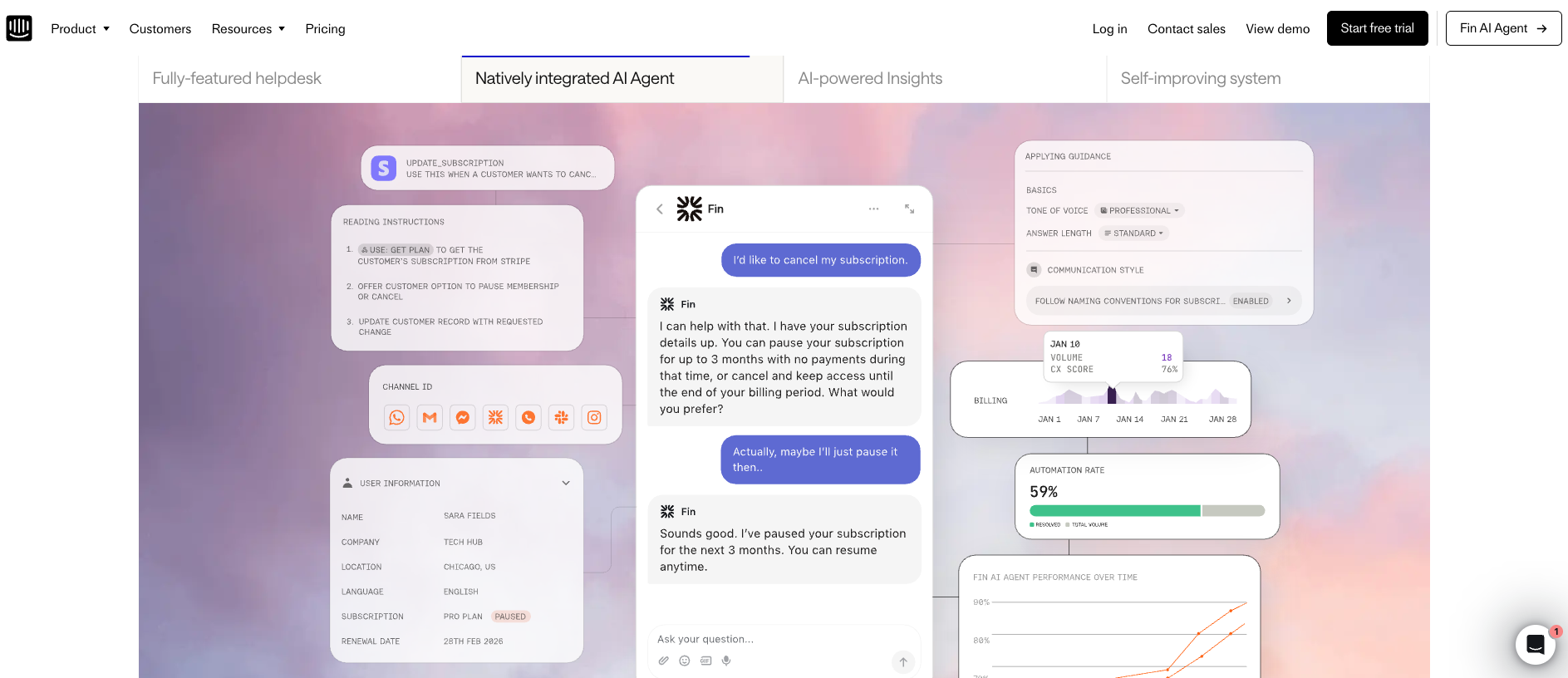 Intercom Fin AI screenshot