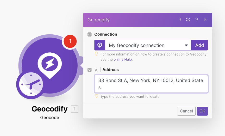 Testing the Geocodify module