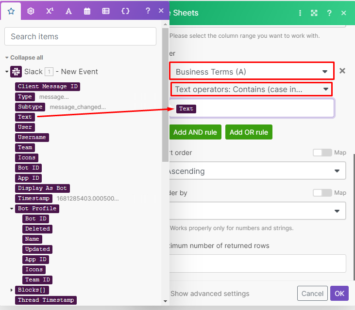 slack glossary configuration 5