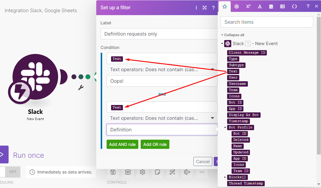 slack glossary configuration 17