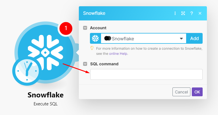 snowflake sql command