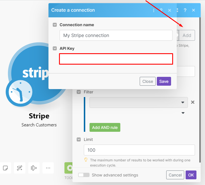 Stripe API key