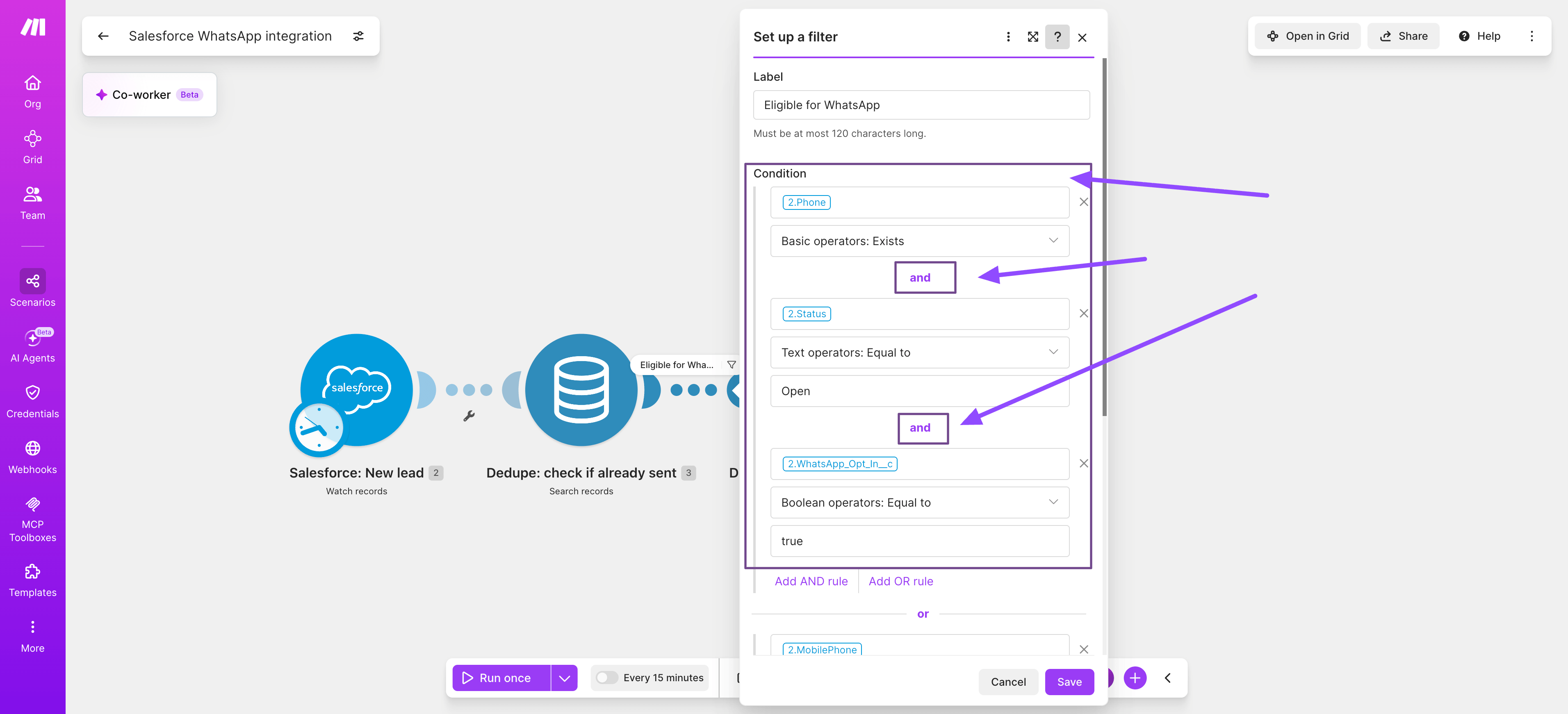 Salesforce-WhatsApp-integration-Step 3