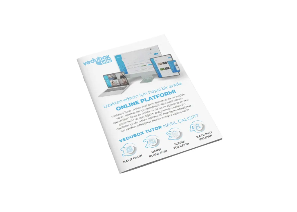 Vedubox Tutor broşür kapağı