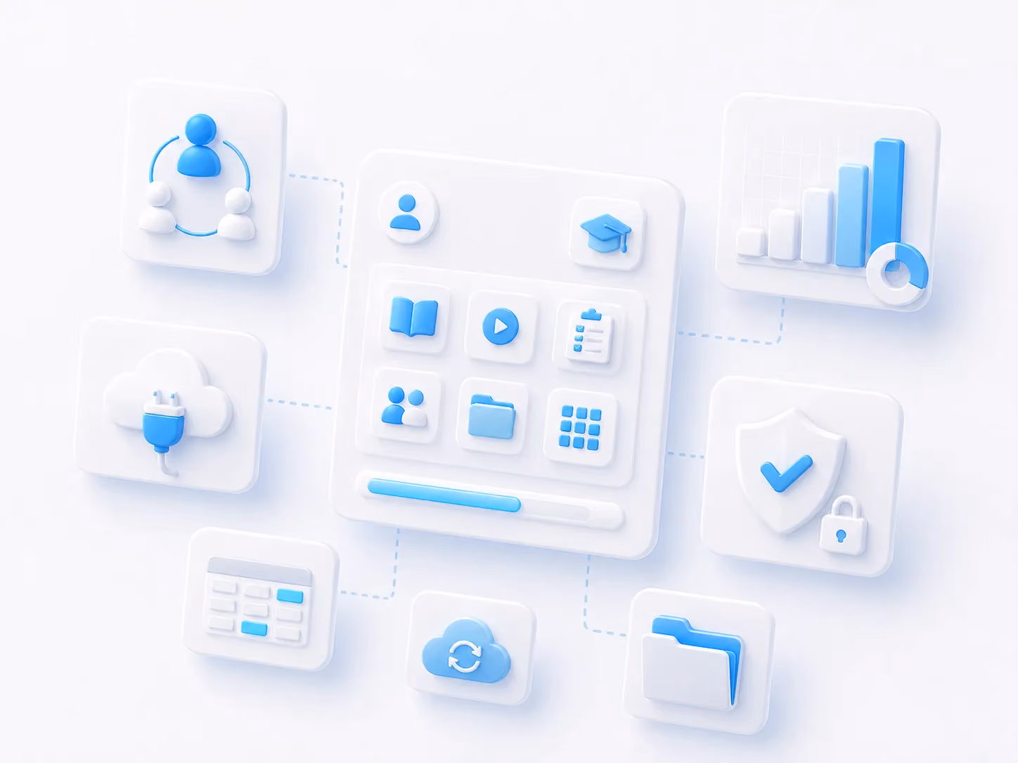 Vedubox ile online eğitim yöneten kullanıcı