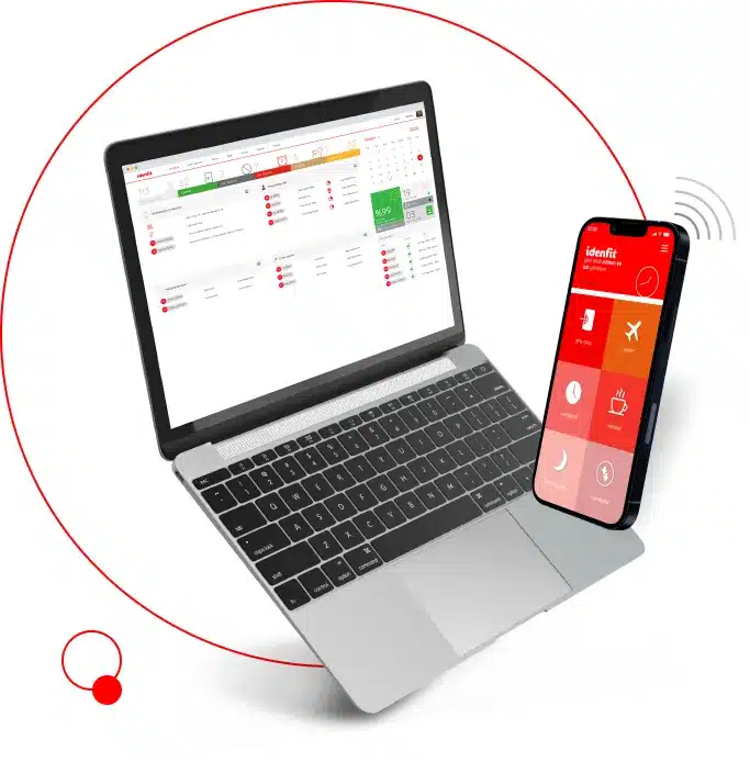 idenfit insan kaynakları yönetimi panelinin dizüstü bilgisayar ve mobil uygulama görünümü