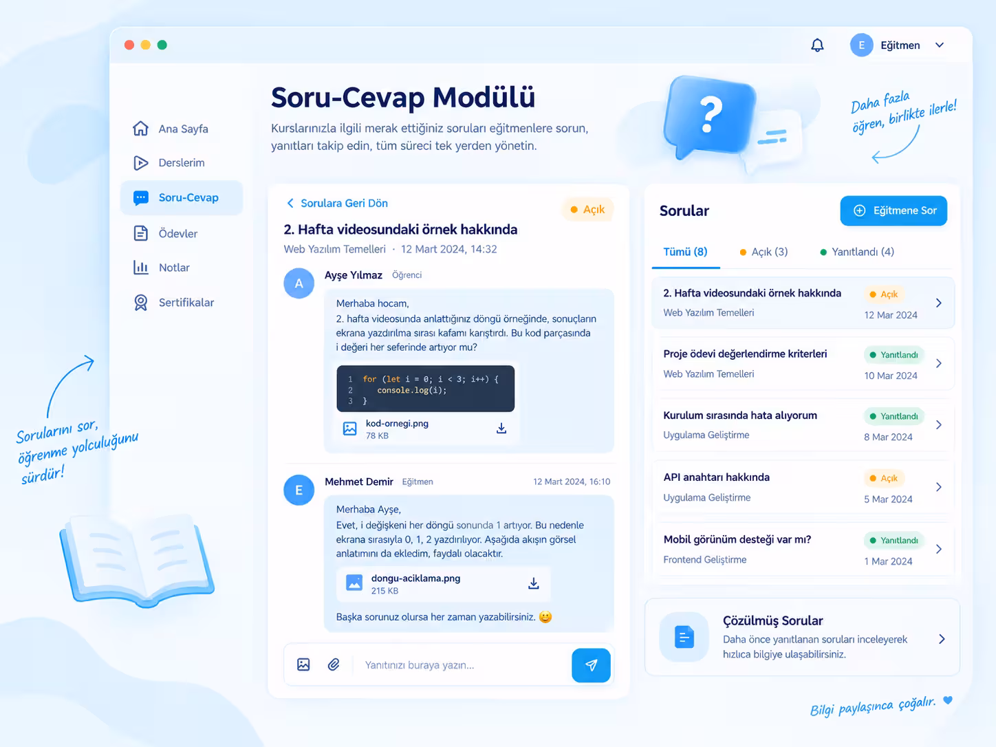 Soru-Cevap Modülü