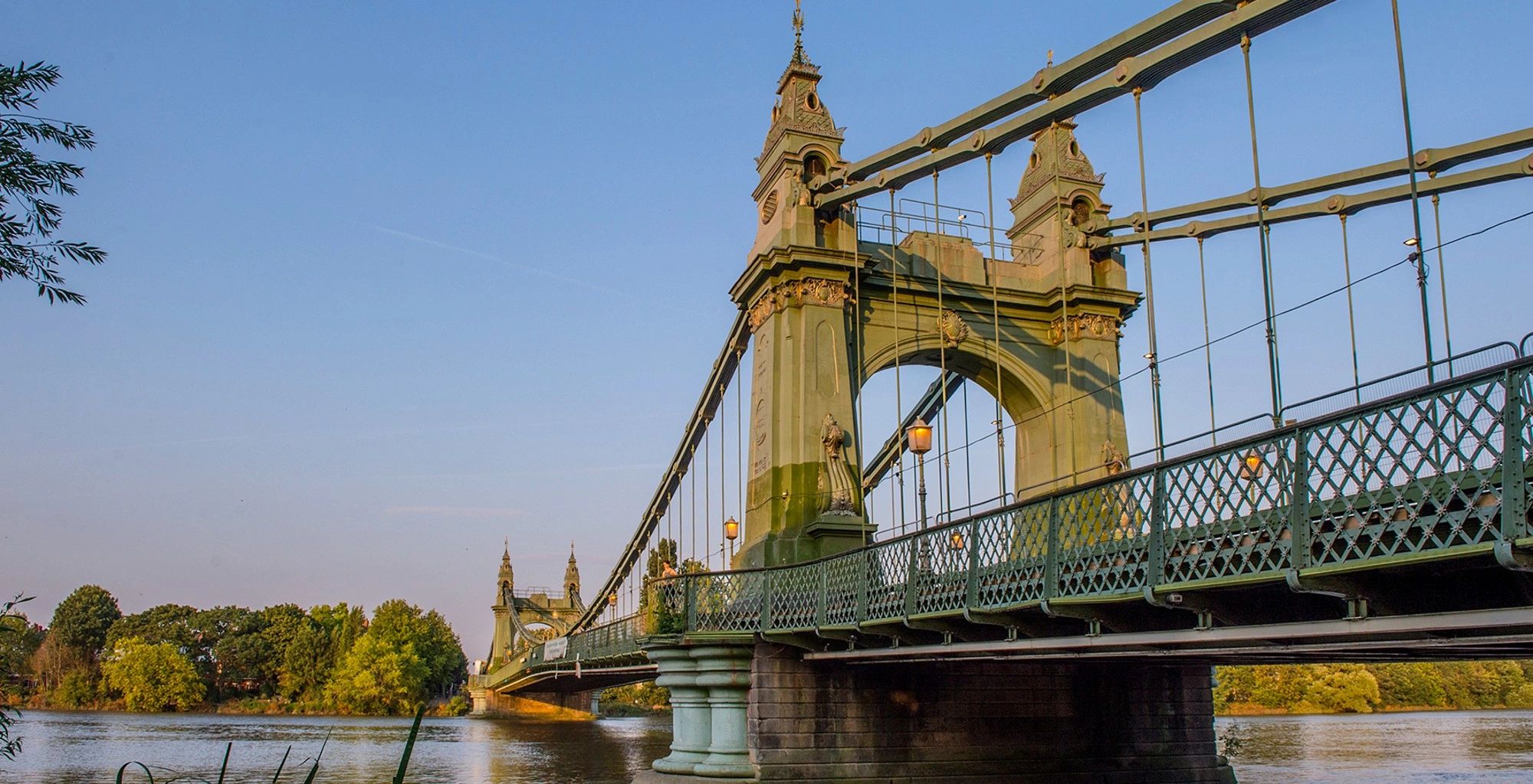 Hammersmith Bridge over the River Thames