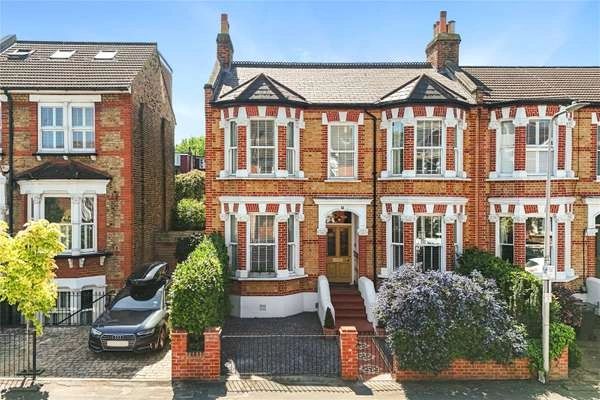 Edwardian semi-detached houses on a residential street in Redbridge