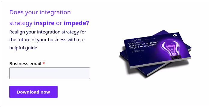 Does your integration strategy inspire or impede? Realign your integration strategy for the future of your business with our helpful guide.  