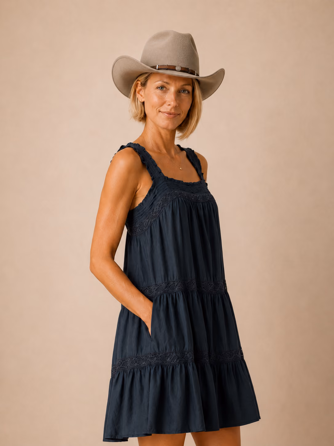 Cattleman Western Cowboy Hat — Sand
