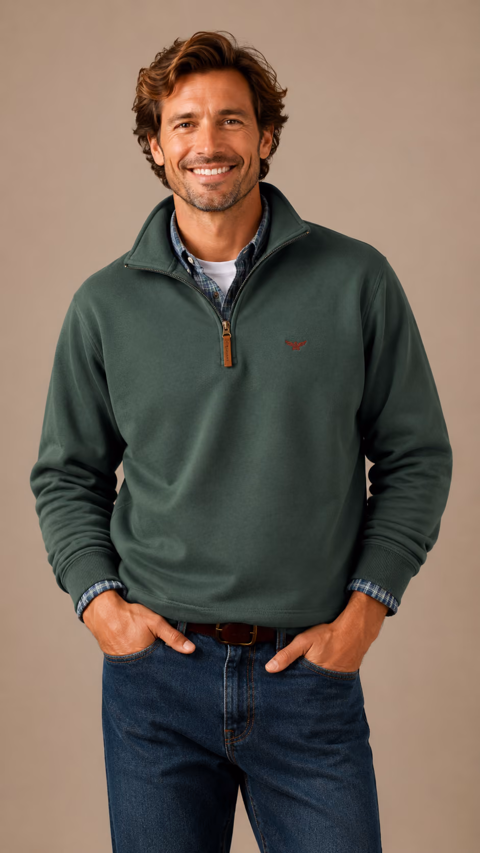 RM Williams Mulyungarie Sweatshirt - Mid Blue