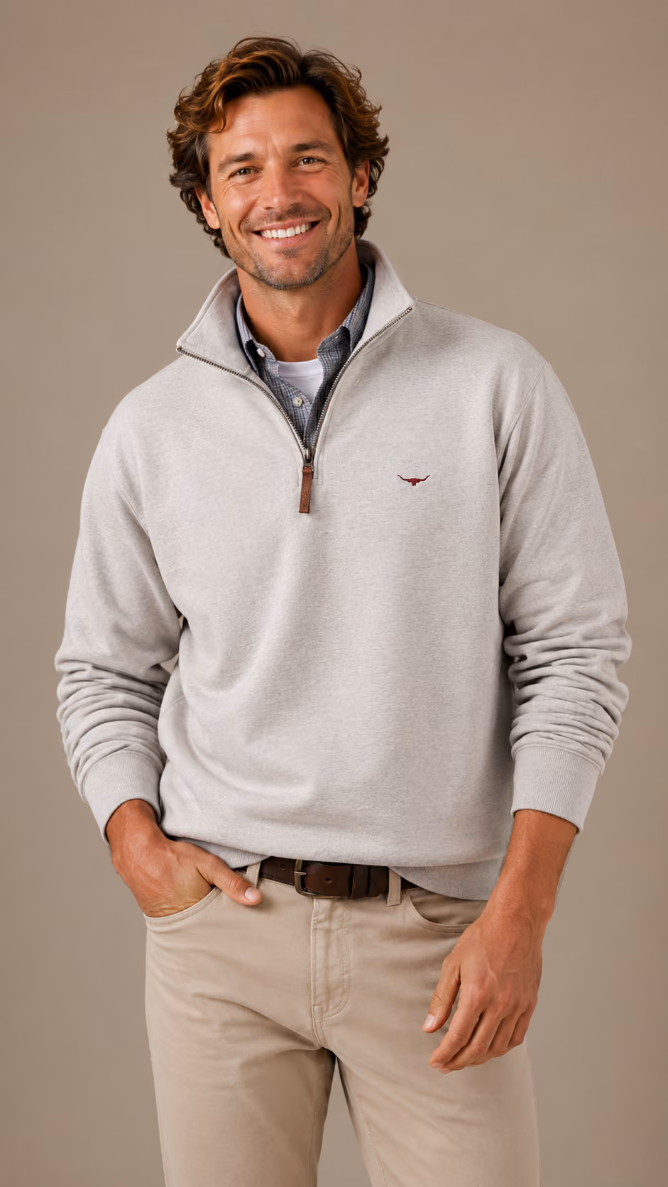 RM Williams Mulyungarie Sweatshirt - Mid Blue